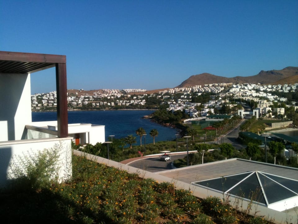 Ausblick vom Balkon eines Standardzimmers Xanadu Island Hotel