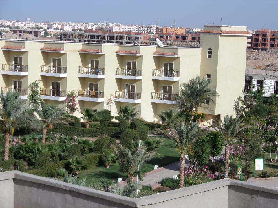 Widok z balkonu El Karma Aqua Beach Resort