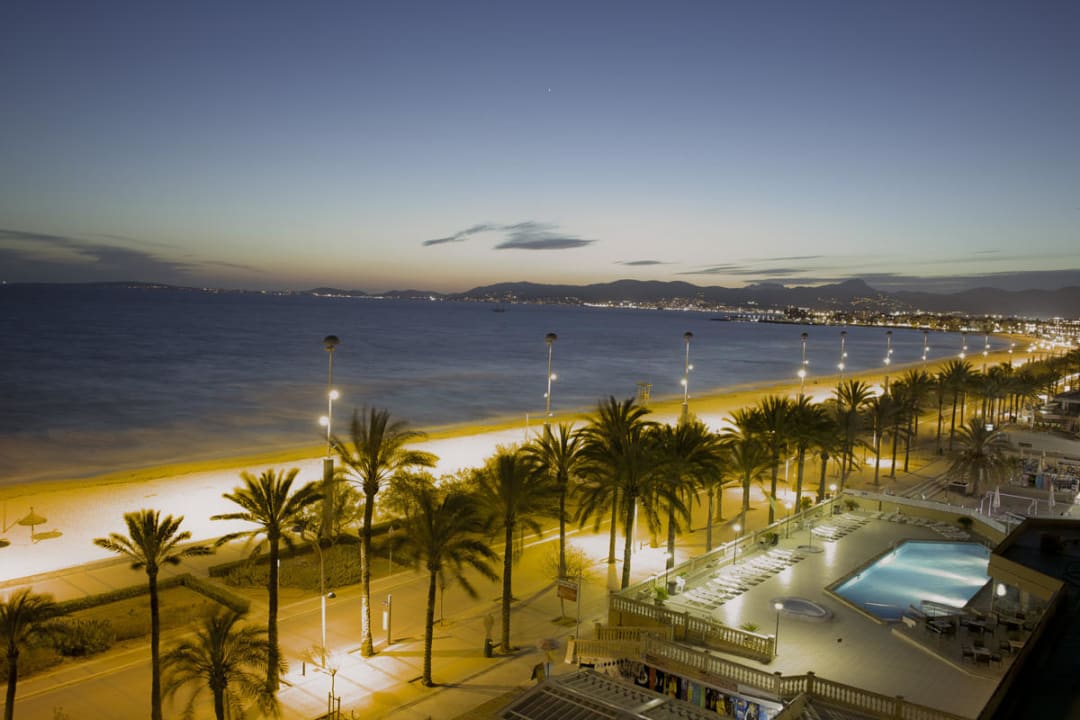 Abendstimmung allsun Hotel Pil-lari Playa