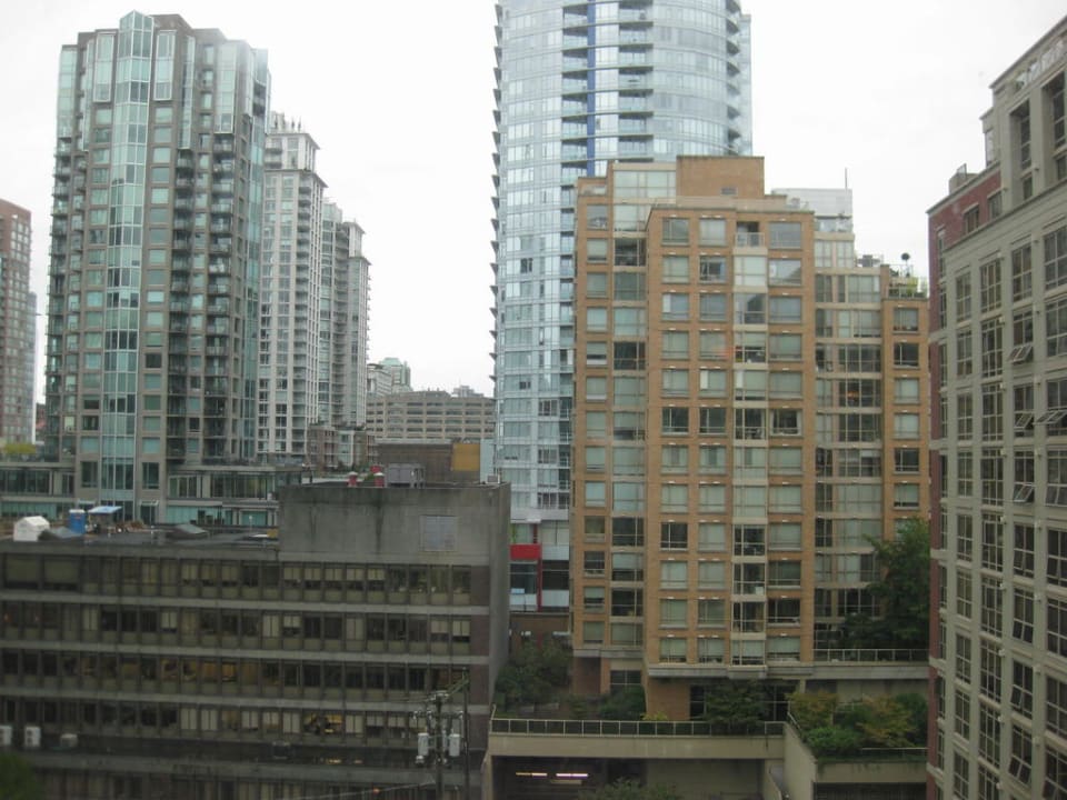 Blick aus dem Zimmer Hotel Rosedale on Robson