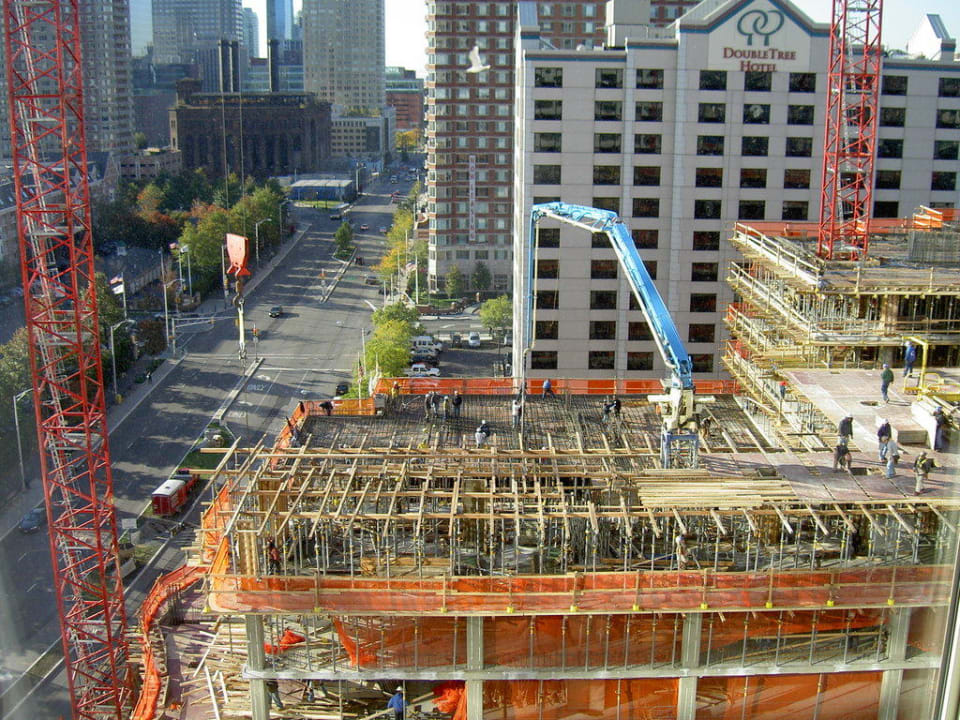 Ausblick vom Hotelzimmer Hotel The Westin Jersey City Newport