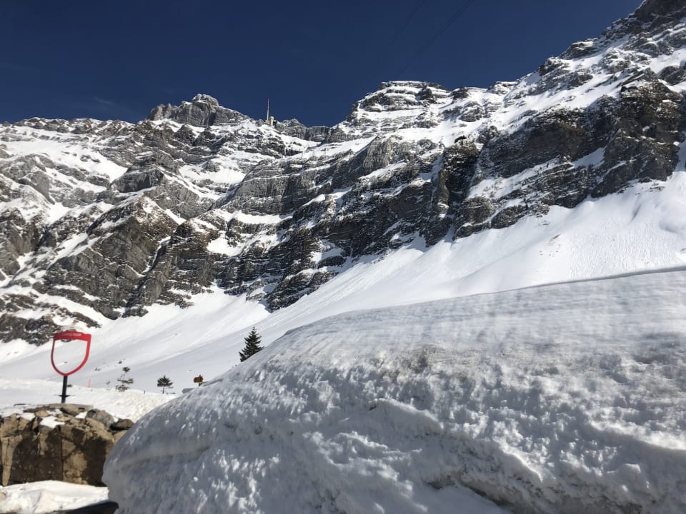 Ausblick Säntis - das Hotel