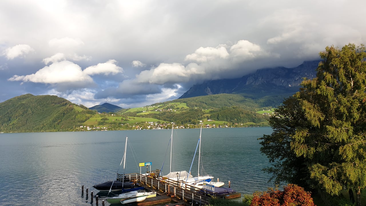 Ausblick Hotel Stadler am Attersee