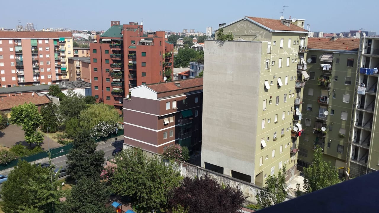 Вид с балкона UNAWAY Hotel & Residence Linea Uno  Milano