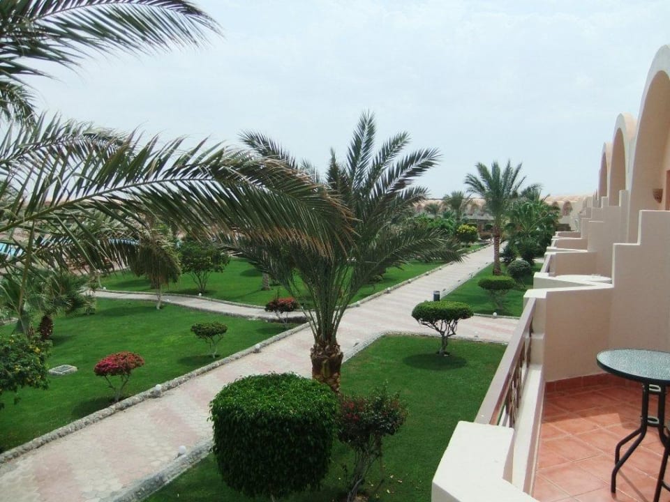Blick vom Balkon Three Corners Sea Beach Resort