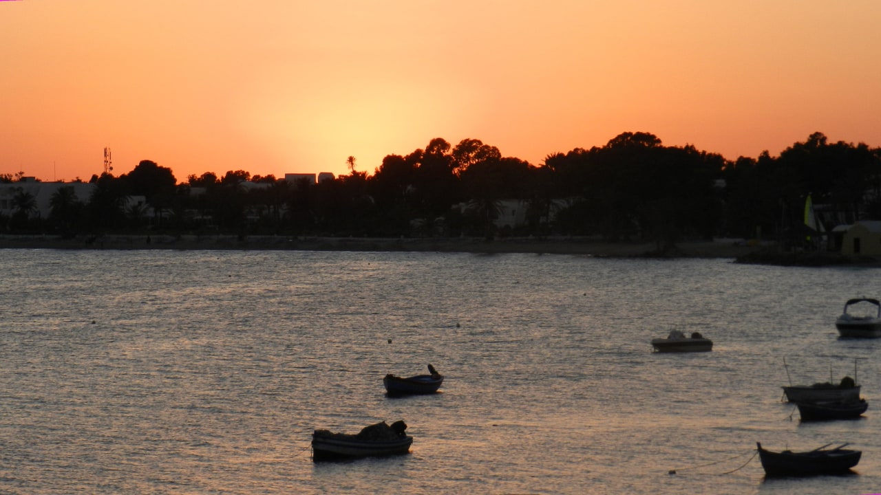 Sonnenuntergang Hotel El Mouradi Djerba Menzel