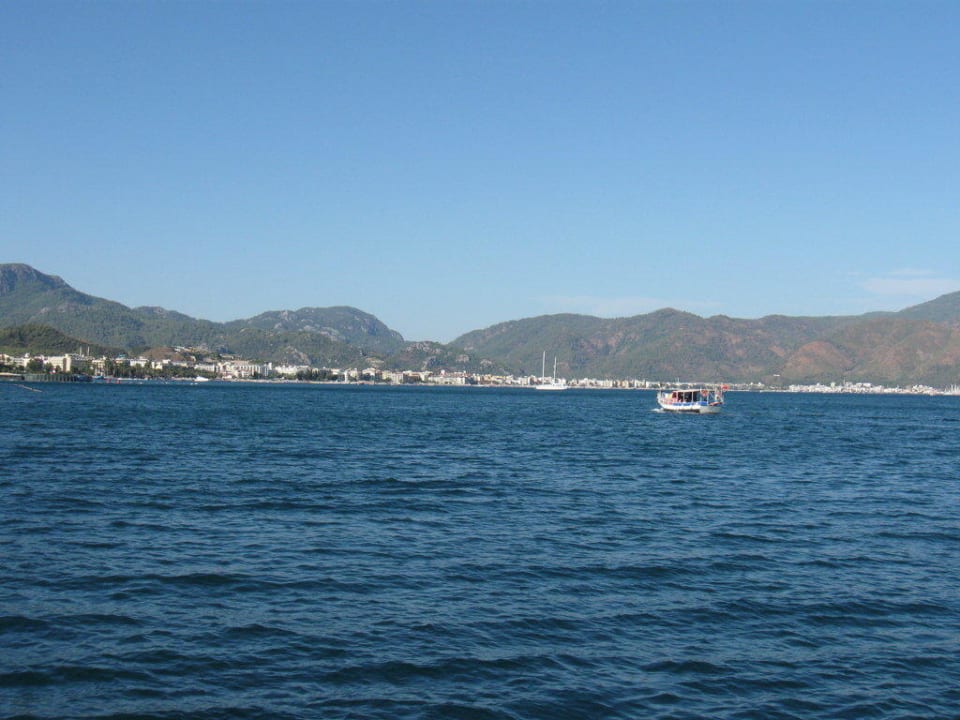 Вид с пирса отеля Grand Yazici Club Marmaris Palace