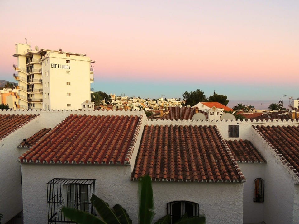 Vom Balkon Richtung Meer. Apartamentos Verano Azul
