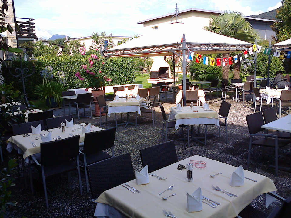 Gartenrestaurant Hotel Albergo Mimosa