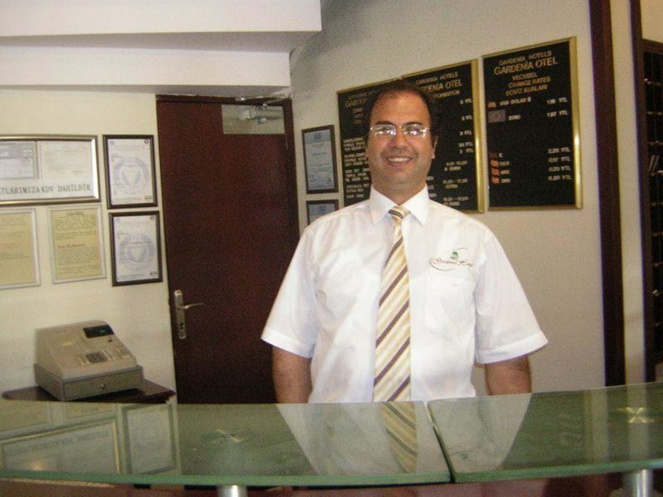 Rezeption Gardenia Hotel