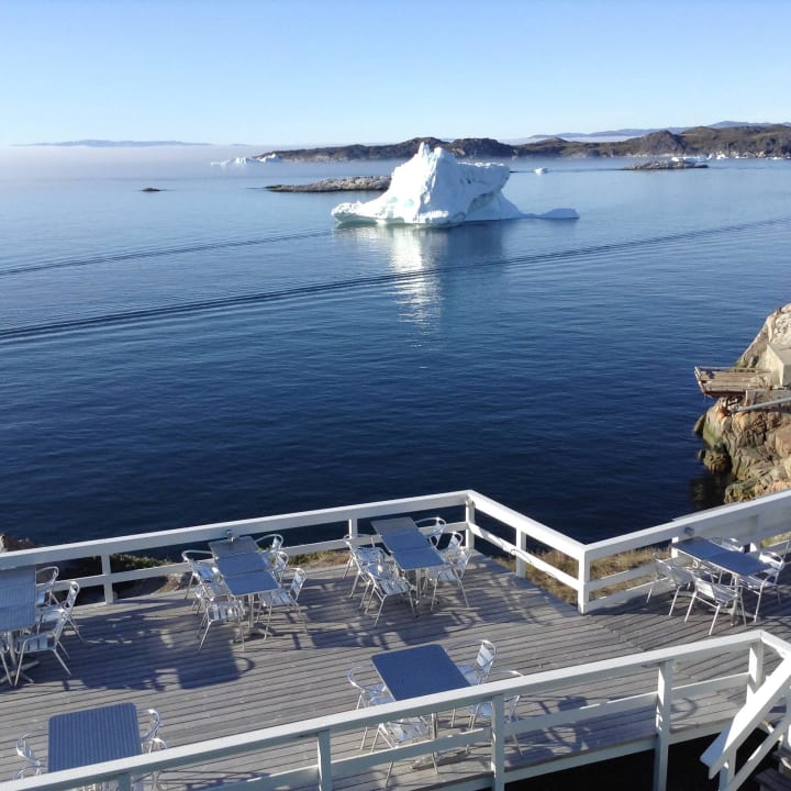 Ausblick aus Zimmer 205 Hotel Icefjord
