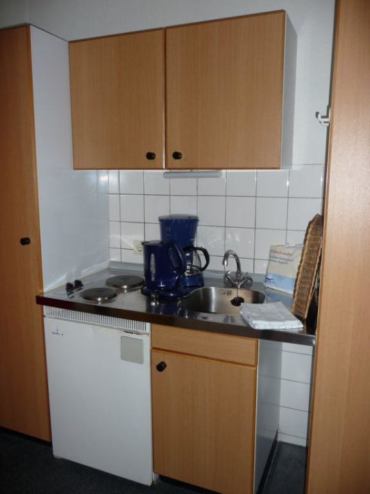 Kleine Küchenzeile im Doppelzimmer Aquantis Bensersiel