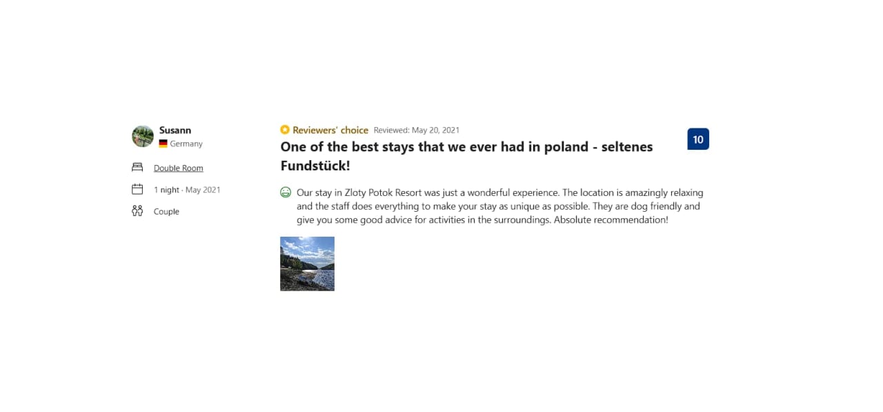 Zimmer Zloty Potok Resort