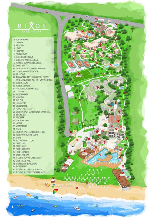 Außenansicht Rixos Park Belek - The Land of Legends Access