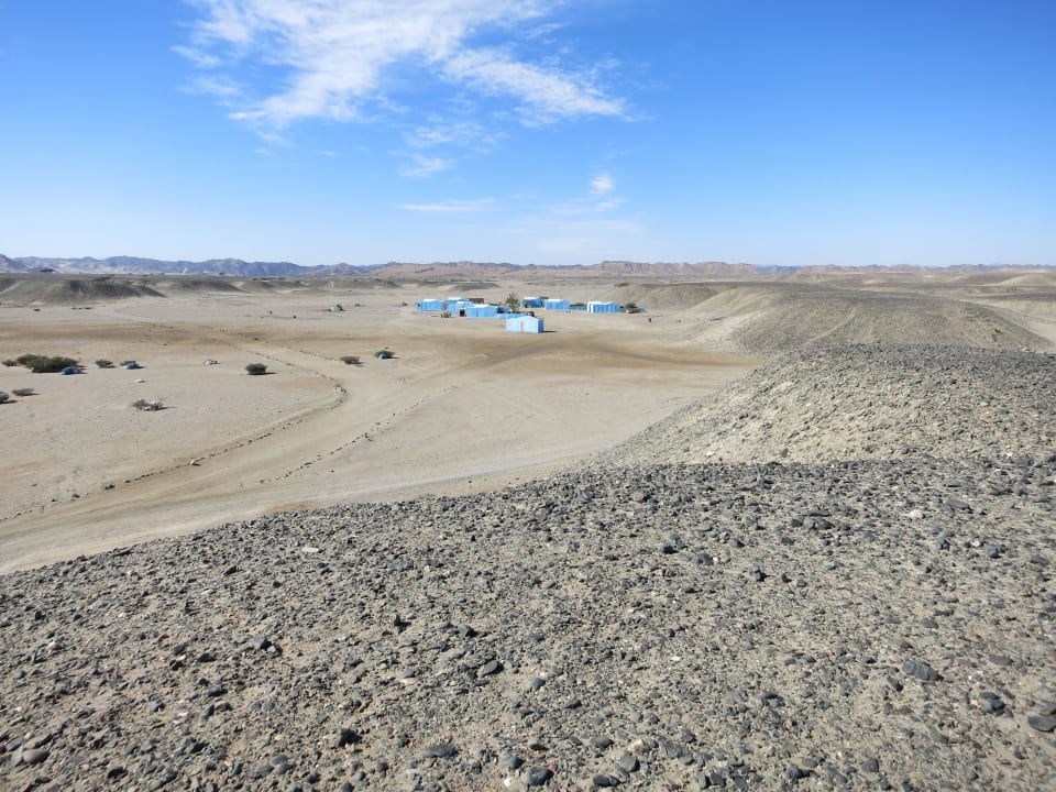 Hinter dem Hotel Shams Alam Beach Resort