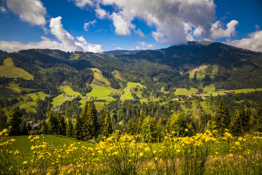 Ausblick Almhütte Brandgut