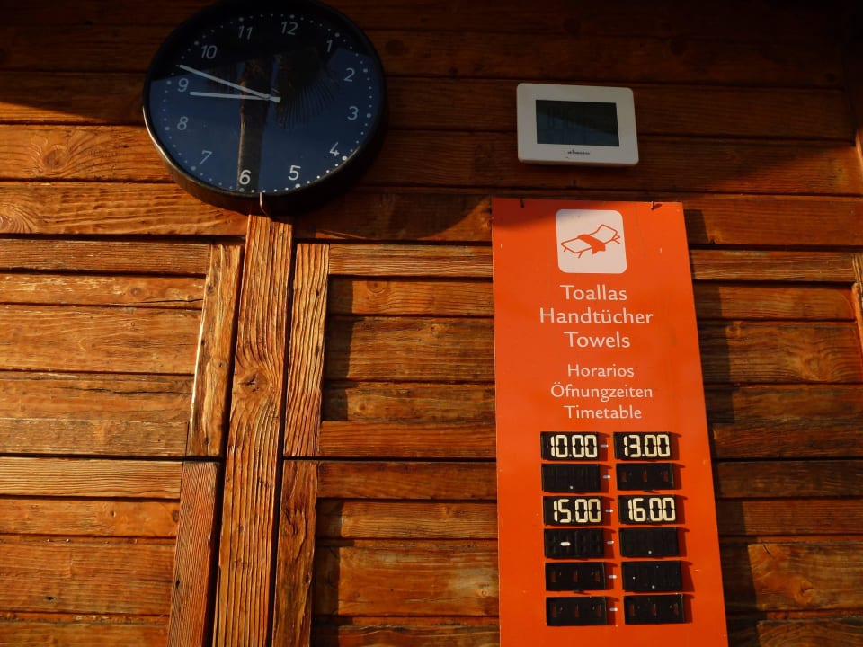 Poolhandtücher können sie tauschen  Hotel Riu Chiclana