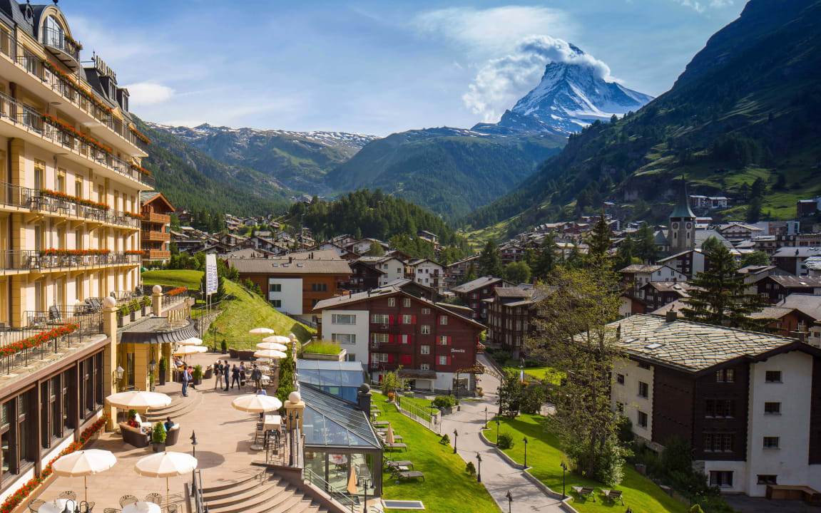 Das Parkhotel Beau Site im Sommer Parkhotel Beau Site