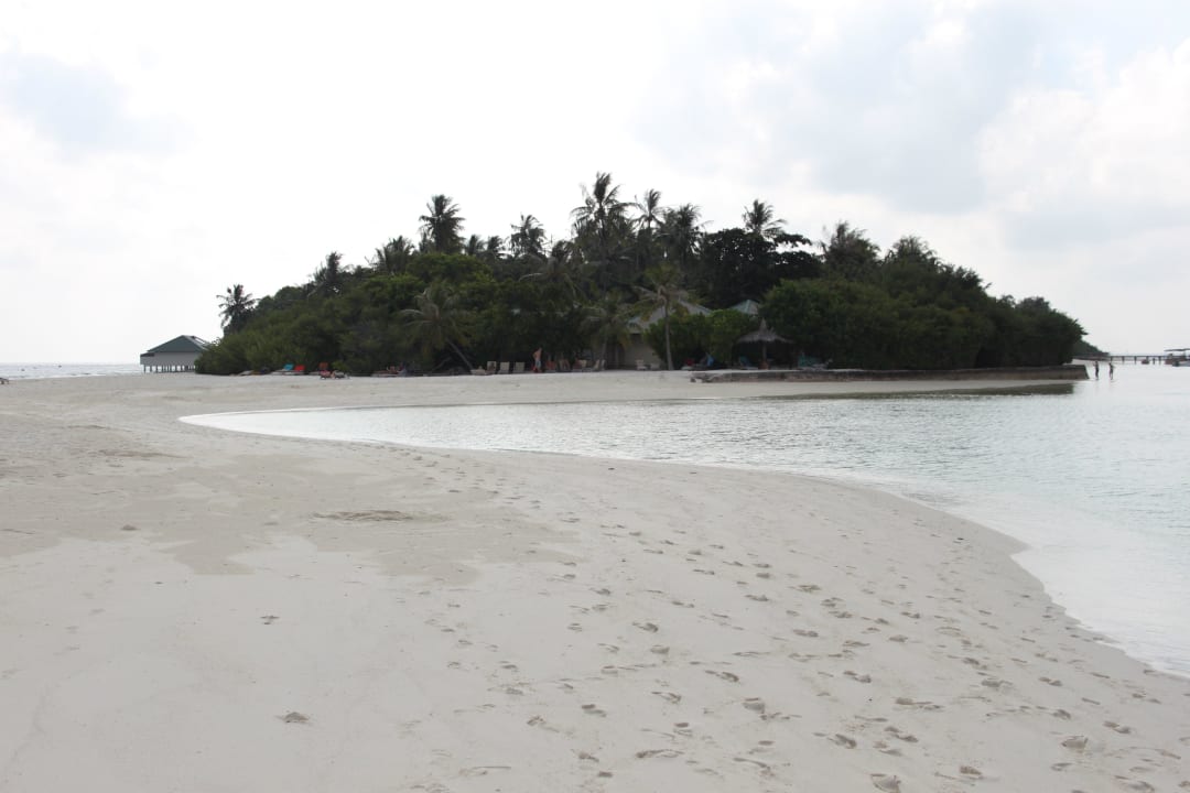 Blick auf die Insel Embudu Village