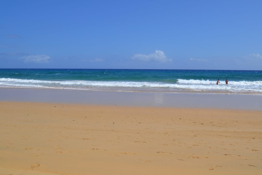 Wunderschöner Sandstrand auf Porto Santo Hotel Orca Praia