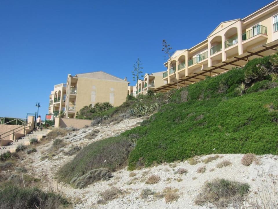 Blick vom Strand aus VIVA Cala Mesquida Resort & Spa