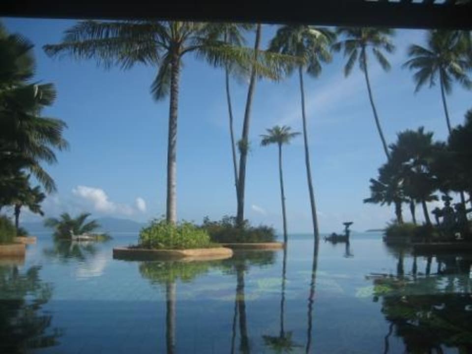 Blick vom Pool Anantara Bophut Koh Samui Resort