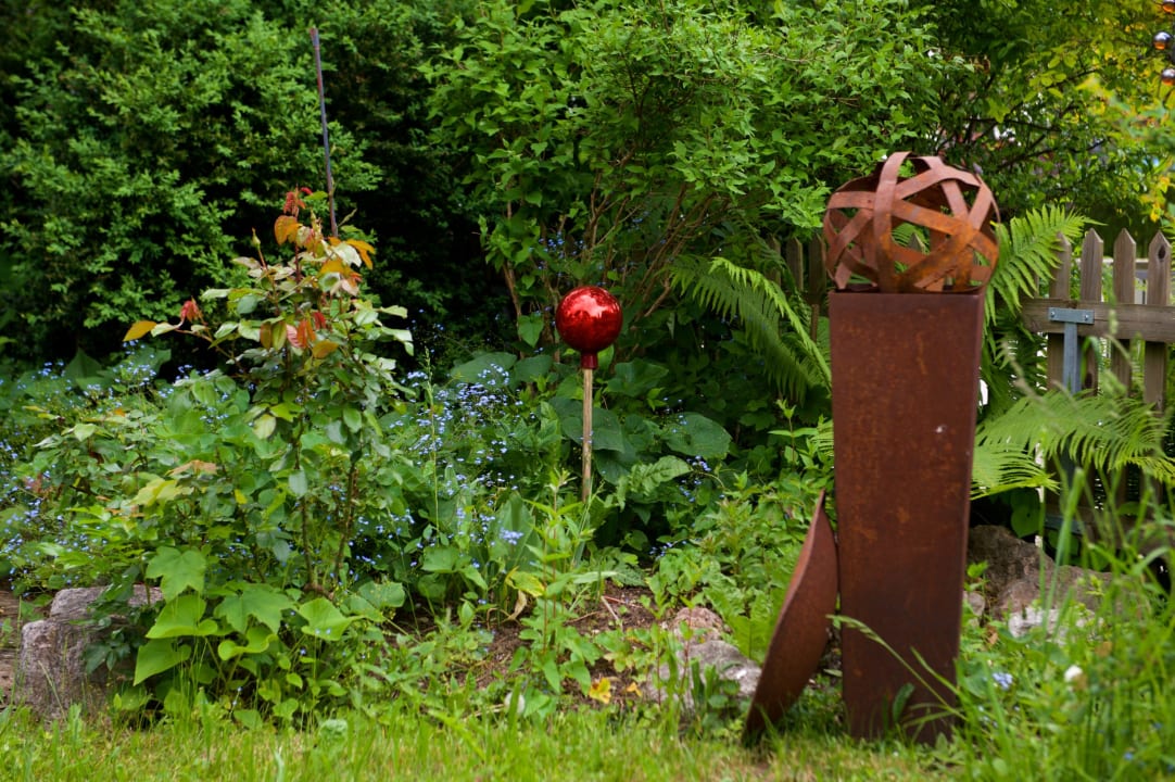 Gartenanlage Ferienhaus Rosa