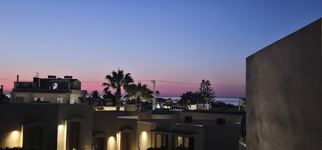 Ausblick Nefeli Hotel Rethymno