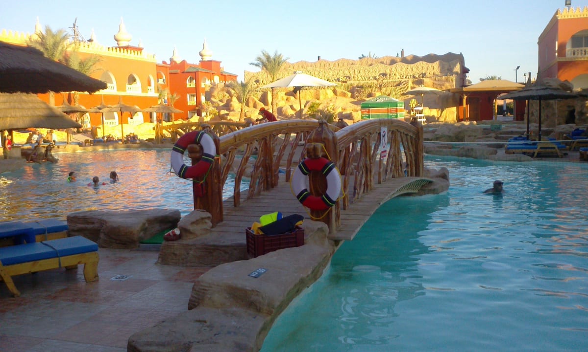 Hauptpool Pickalbatros Alf Leila Wa Leila Resort - Neverland Hurghada
