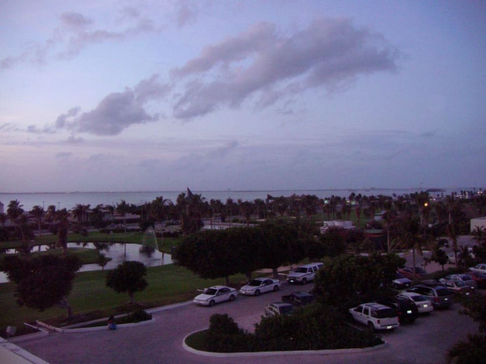 Ausblick vom Balkon Grand Oasis Cancun