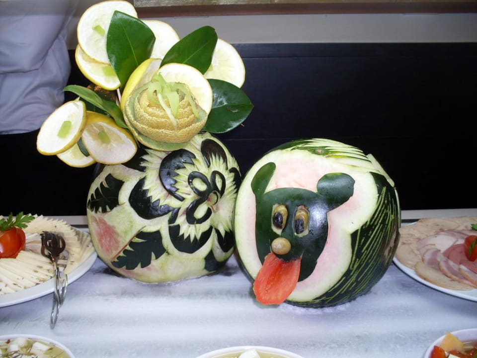 Am Abendbuffet Hotel Thalassa Mahdia