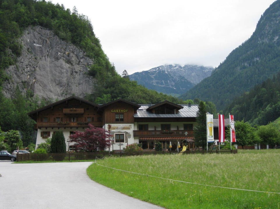 Landgasthof Seisenbergklamm Außenansicht Landgasthof Seisenbergklamm