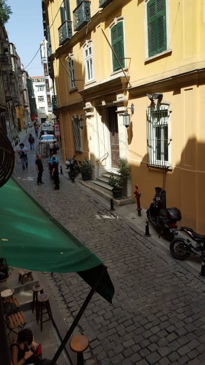 Ausblick aus dem Fenster Meroddi Galata Mansion