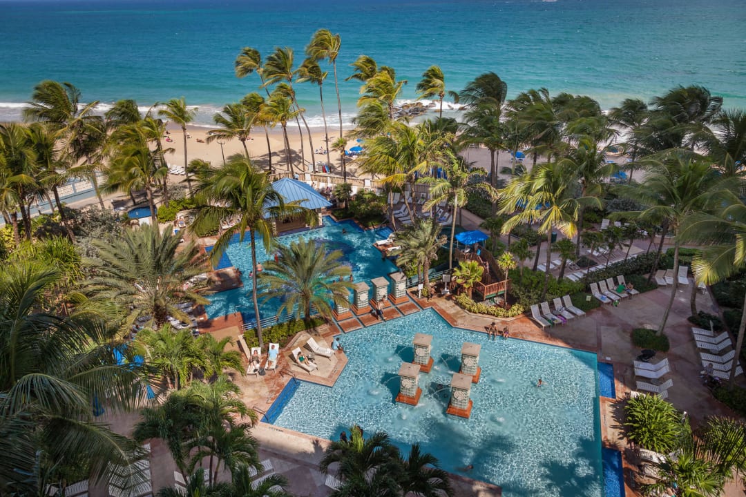 Ocean and Pool View Hotel San Juan Marriott Resort & Stellaris Casino