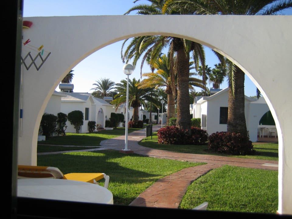 Blick vom Bungalow zur Anlage (Bild von 2013) Canary Garden Club