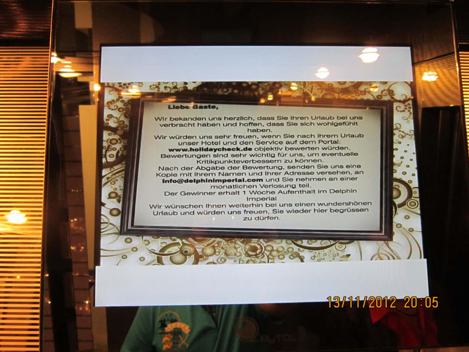 Hier wird mit Gewinn gelockt Hotel Delphin Imperial