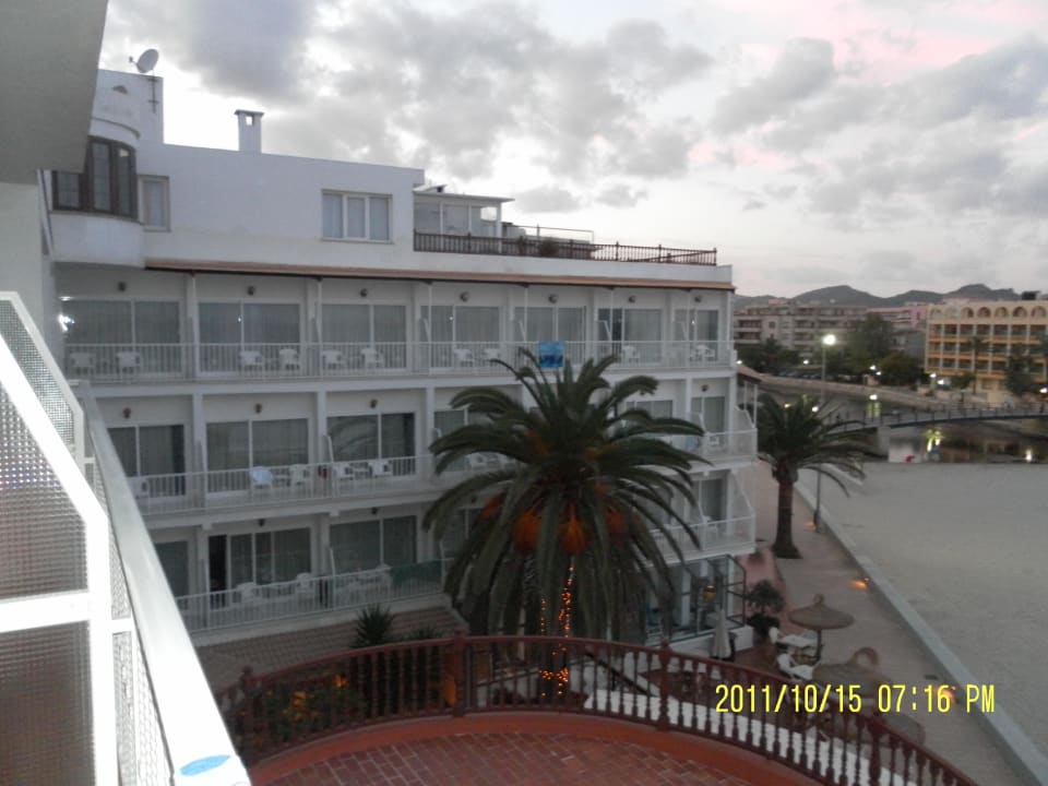 Ausblick vom Balkon Hotel Club S'Illot