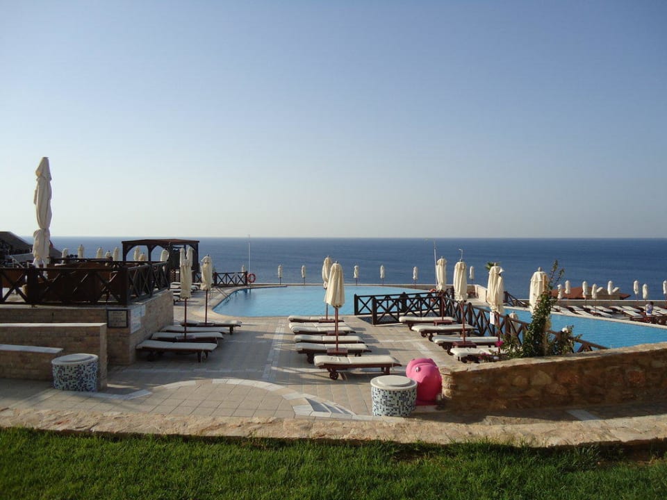 Von unserem Zimmer Hotel Kalithea Horizon Royal