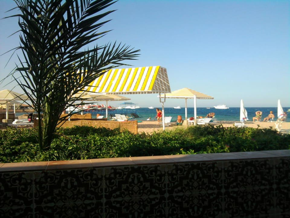 Blick zum Strand Menaville Safaga