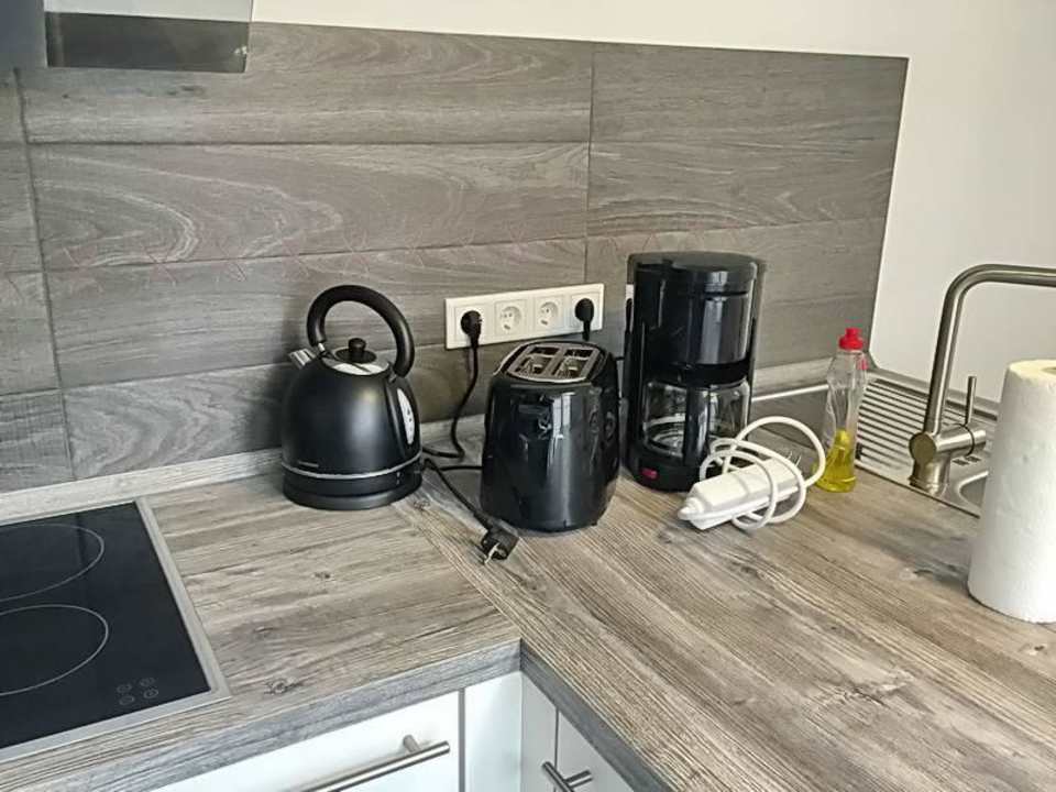 Küche, Detail Gutspark Rerik - Reetdachhaus Nr. 6