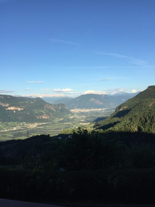 Ausblick beim Abendessen Gasthof Grissianerhof