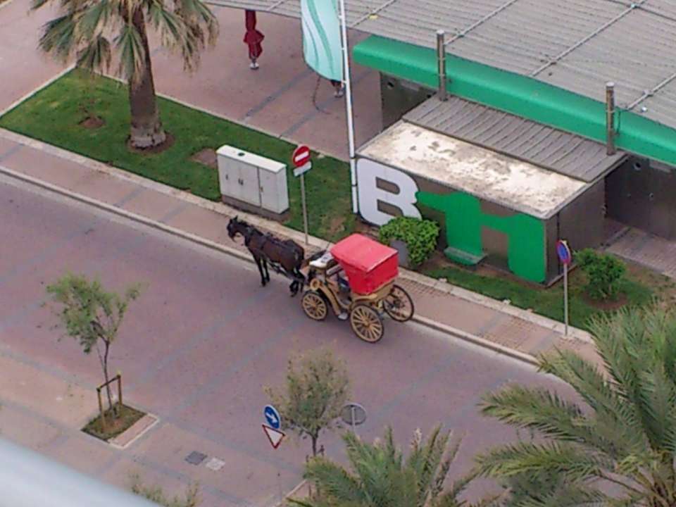Straße Hintereingang allsun Hotel Pil-lari Playa