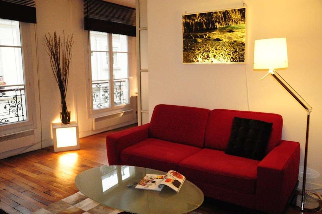 Living room Apartment Canal Saint Martin