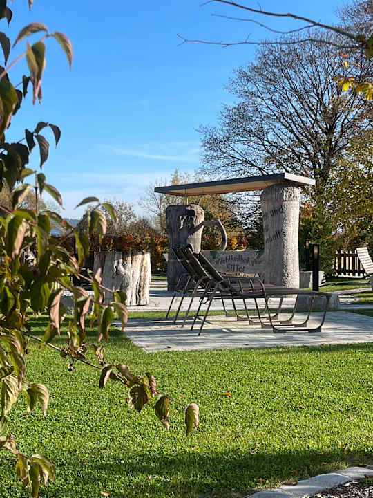 Gartenanlage 1. Bier & Wohlfühlhotel Gut Riedelsbach