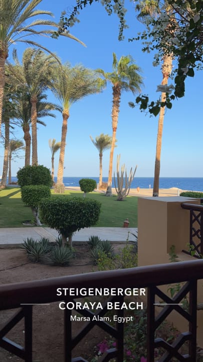 Ausblick Steigenberger Coraya Beach - Adults only