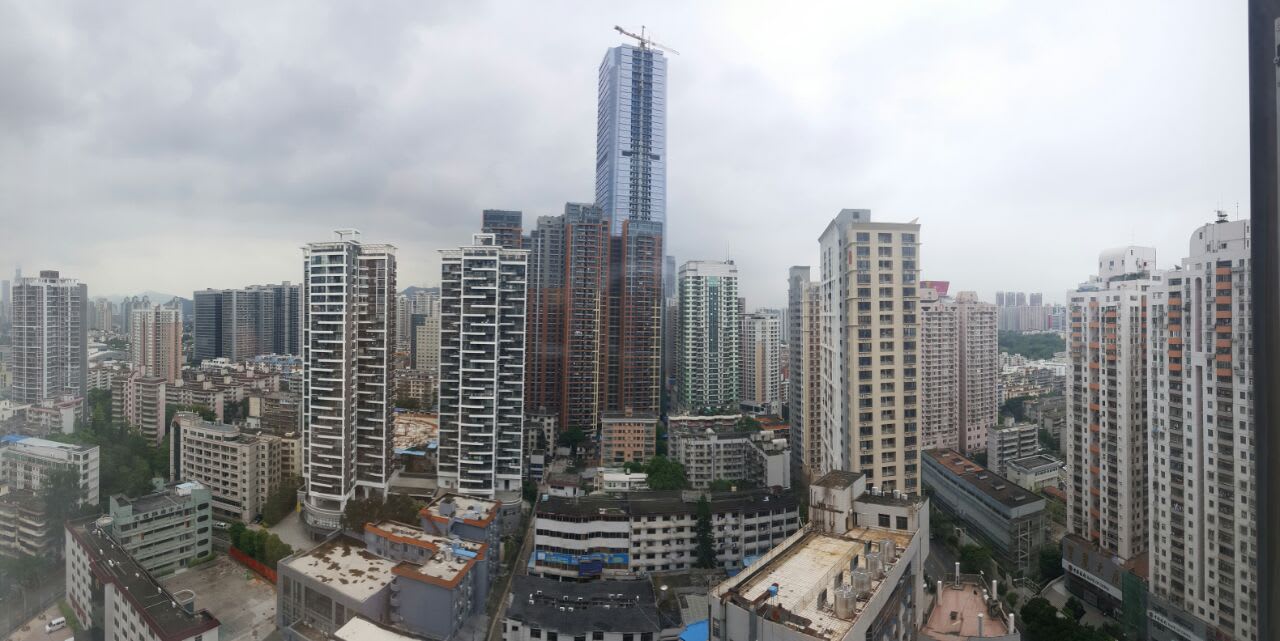 Ausblick Proud Way Hotel Shenzhen