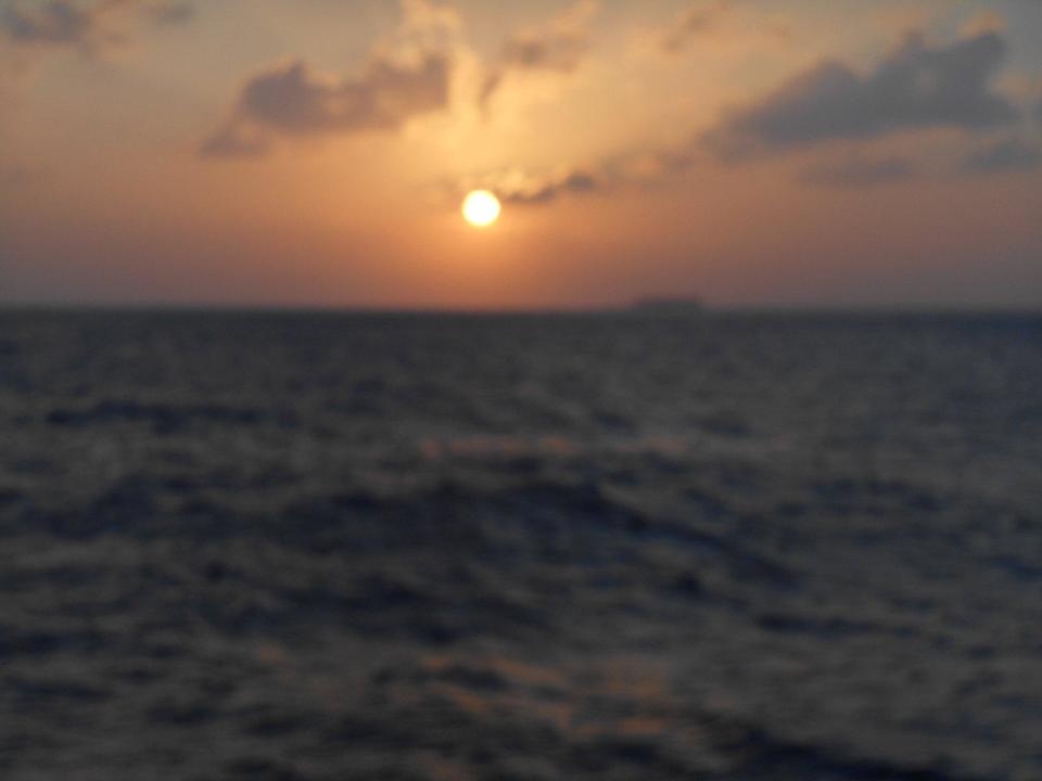 Sonnenuntergang Meeru Maldives Resort Island