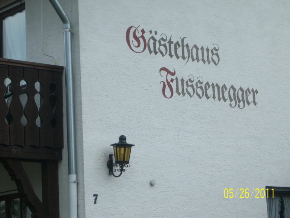 Eingangsbereich Gästehaus Fussenegger
