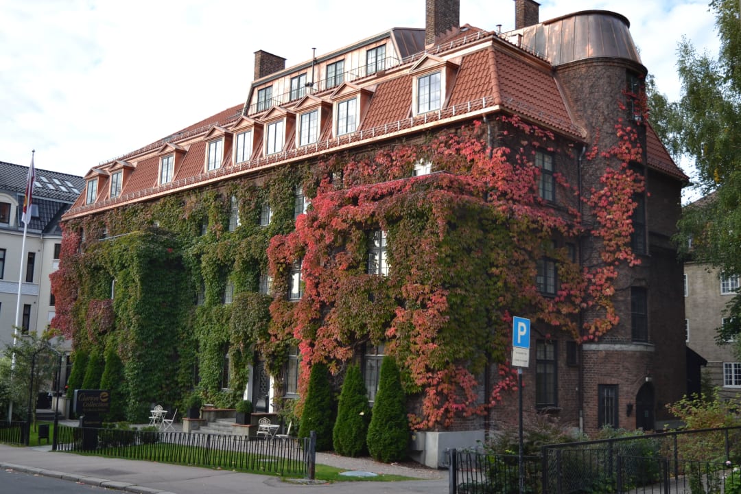 So ganz schick aber innen nicht. Clarion Collection Hotel Gabelshus