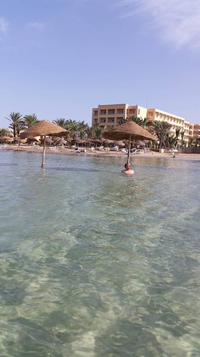 Strand im Wasser dabei Hotel Rosa Beach